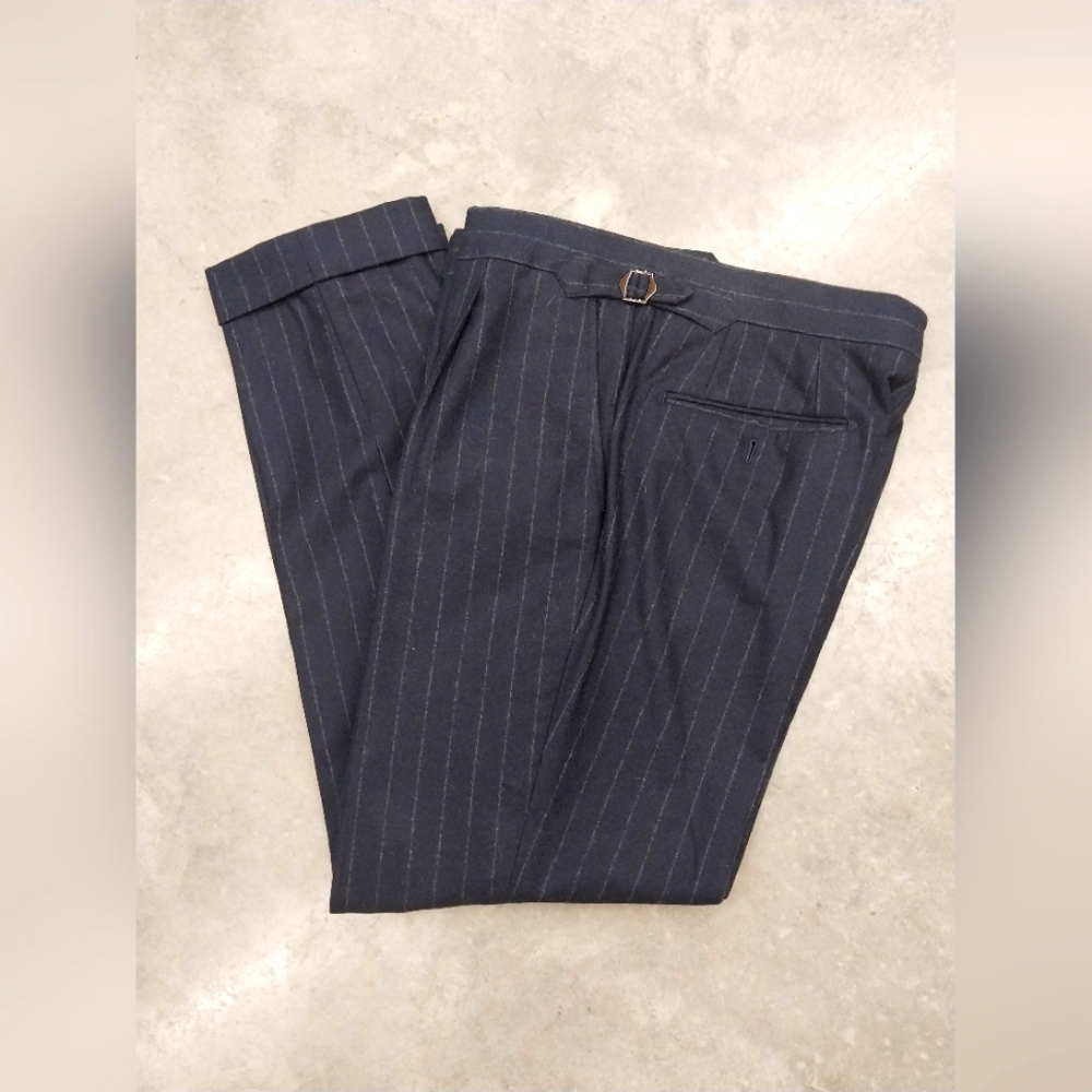Navy Flannel Pants